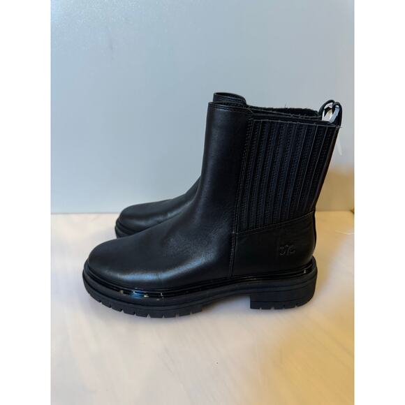 Johnston & Murphy Gianna Black Leather Boots - Size 8 - Picture 2 of 8